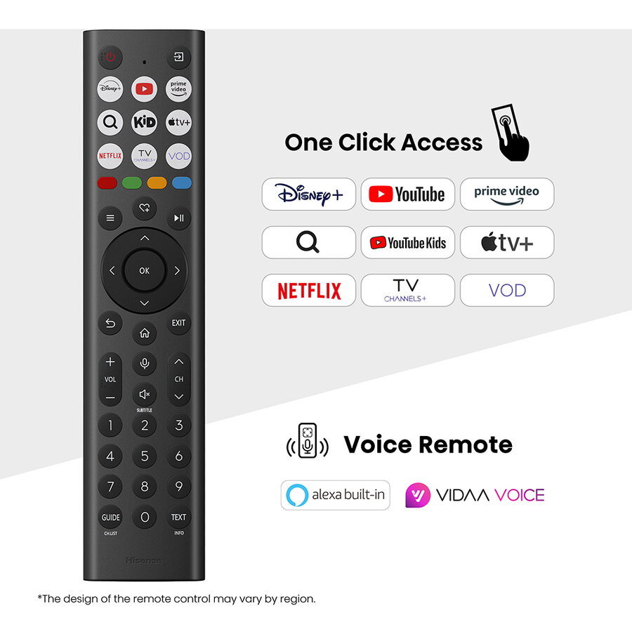 Televizor Hisense 55" E7Q, 4K Ultra HD 3840x2160, QLED, Quantum Dot, HDR 10+, HLG, Dolby Vision, DTS Virtual X, Smart TV, WiFi, Senzor de Lumina, BT, Anyview Cast, 3xHDMI, 2xUSB, LAN, CI+, DVB-T2/C/S2, Negru 55E7Q