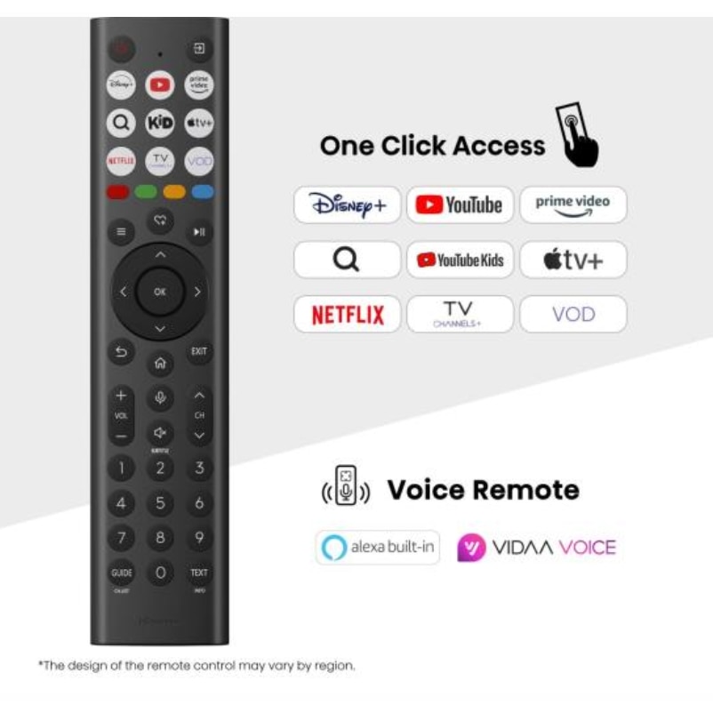 Televizor QLED Hisense 109 cm 43" 43E7Q, Ultra HD 4K, Smart TV, WiFi, CI+