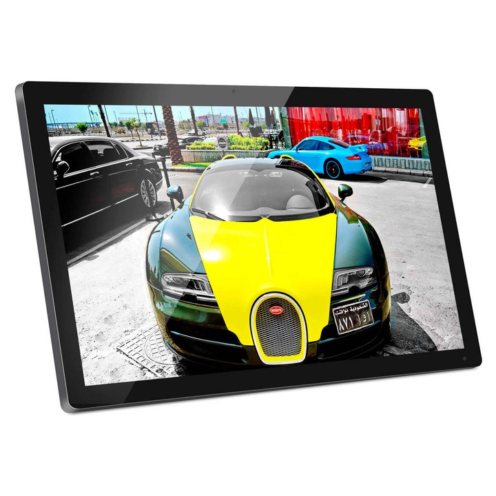 Monitor LCD Evoboard ELC THD2401, touchscreen 10 puncte, 24 inch, 1920x1080, negru