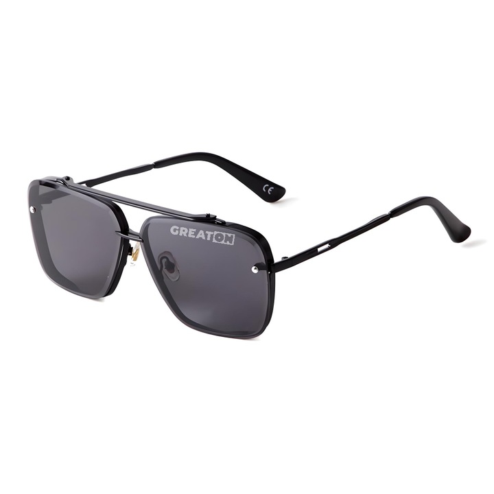 Ochelari De Soare Polarizati M27 GREATON, Negru – Stil Retro, Protectie Si Confort La Volan