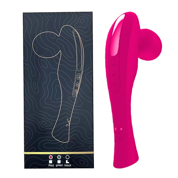 Vibrátor G-pont, 20 mód, 8 sebesség, rózsaszín szilikon, 15x4cm