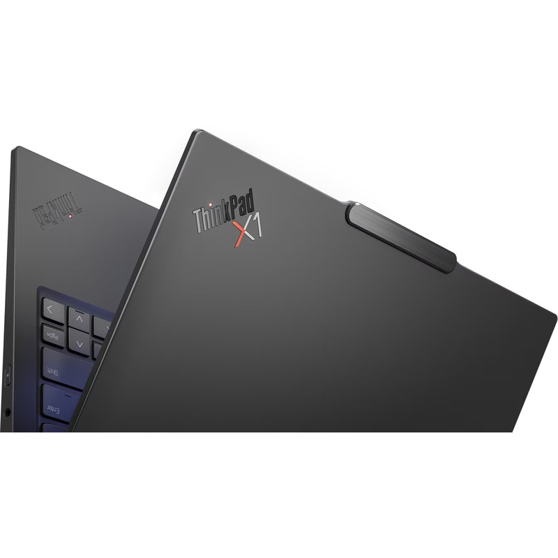 Ultrabook Lenovo ThinkPad X1 Carbon Gen 13 Aura Edition Procesor Intel® Core™ Ultra 7 265U 12M Cache, up to 5.30 GHz 14" 2.8K OLED 120Hz VRR Touch, 64GB LPDDR5X, 2TB SSD, Intel® Graphics, Win 11 Pro, Negru