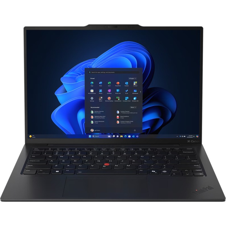 Lenovo ThinkPad X1 Carbon Gen 13 laptop, 32GB, 2TB SSD, 14" 2.8K OLED, fekete
