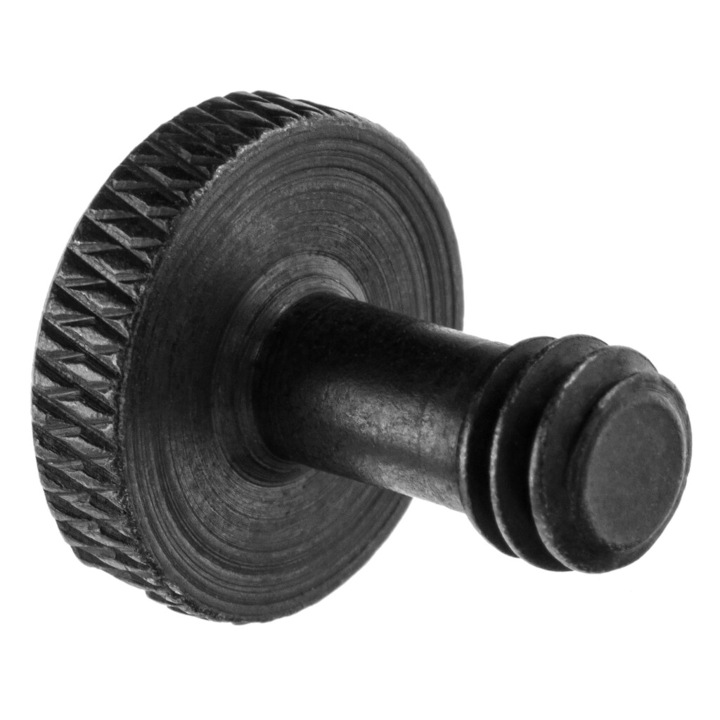 1/4" монтажен винт за D-образна камера, Hazard 4, черен, 15x13 мм