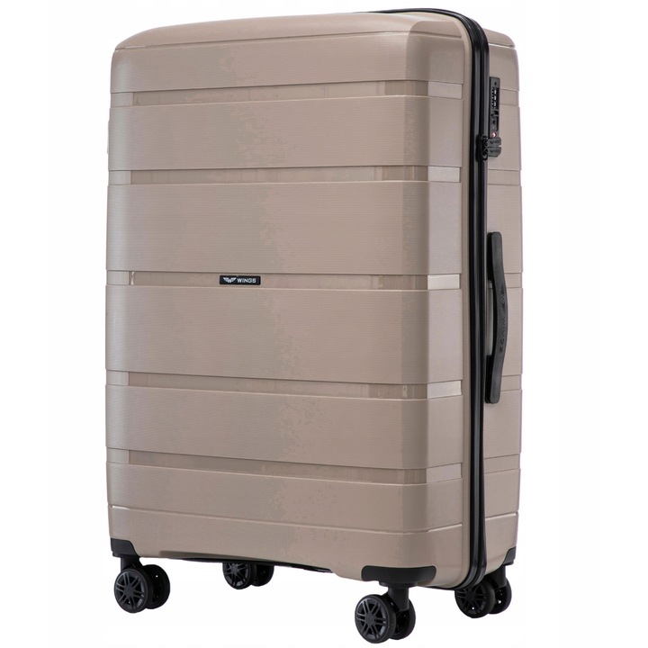 Troler, Wings Hawfinch, 97L, polipropilena, champagne, 75x50x30cm