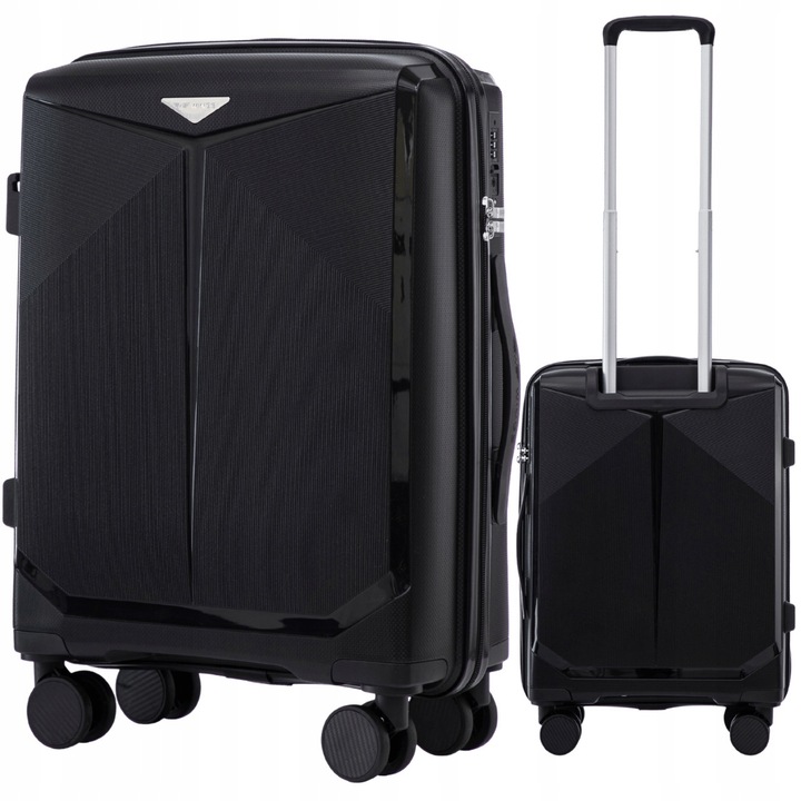 Troler, Wings, Polipropilena, 55x39x20cm, 38L, Negru