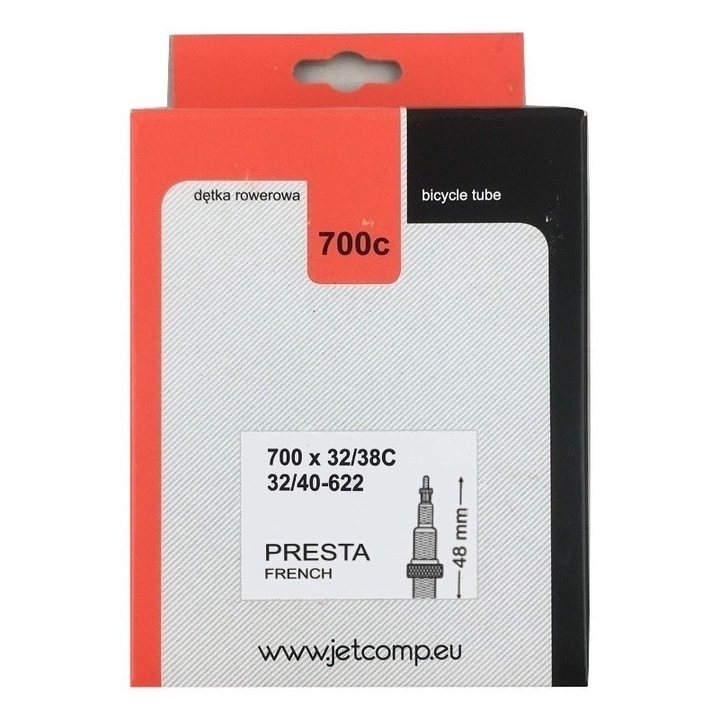 JET kerékpárbelső 700 x 32/38C FV48mm