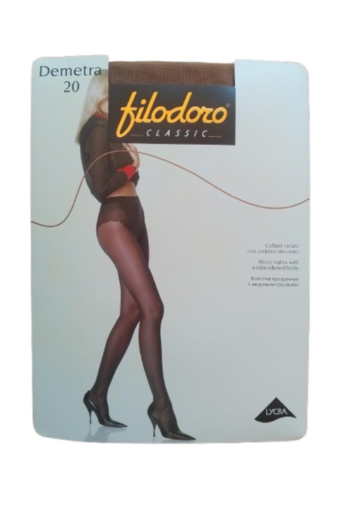 Dres Filodoro Demetra, Lycra 20 den, Cognac, 3-M