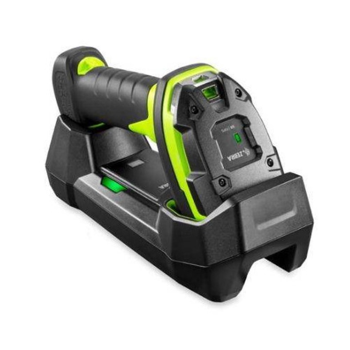 Cititor coduri de bare Zebra 2D Bluetooth 3100mAh Cradle Negru/Verde