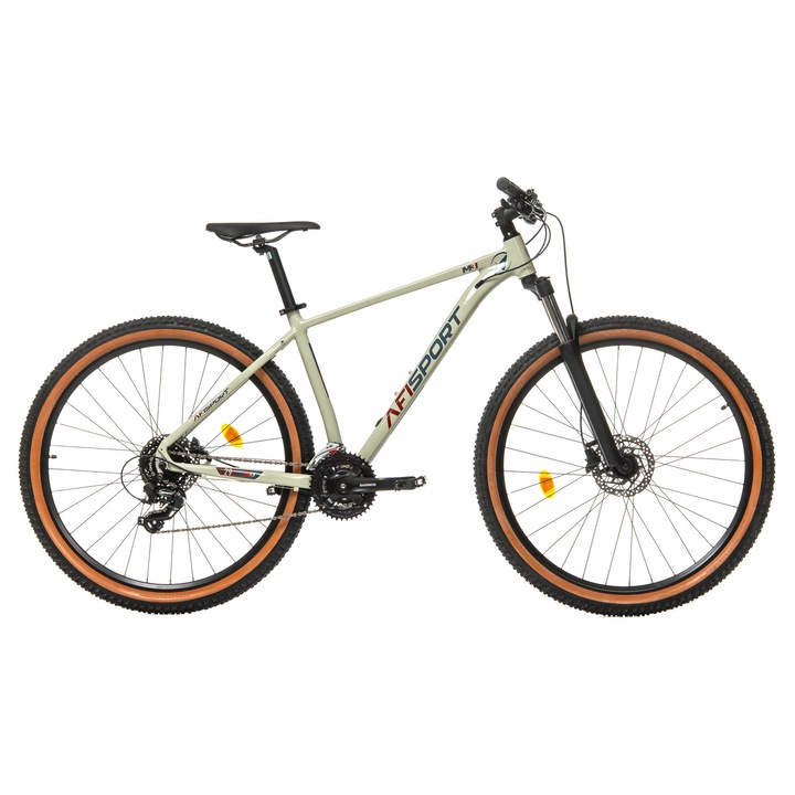 Mtb kerékpár Afisport M3 2025 - 29 hüvelyk, L, Szürke