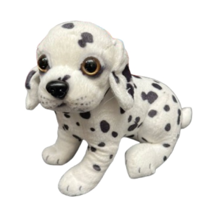 Jucarie de plus, catel 20 cm, alb