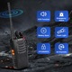 Комплект от 4 преносими радиостанции Baofeng BF-888S, UHF 400-470MHz, Уоки-токи, програмирани на 16 PMR канала, Обхват на вълните 1-10км, Включени аксесоари, Фенерче, YOUKUKE®, Черни