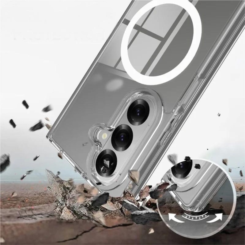 Husa Hard Clear Magnetic compatibila cu Samsung Galaxy ZFold 7