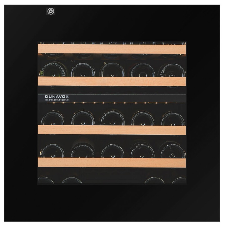 Vitrina de vin Dunavox DXB-26.69DB.TO, Gama, Culoare, Nr.zone temperatura, Inaltime cm, Nr. Sticle, Maner, WiFi