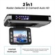 Detector Radar si Camera Auto DVR HASEPE 2 in 1, Full HD, Night Vision, G-Senzor, Inregistrare Bucla, Unghi 170°, Ecran 2.0” LCD, Avertizare Radar