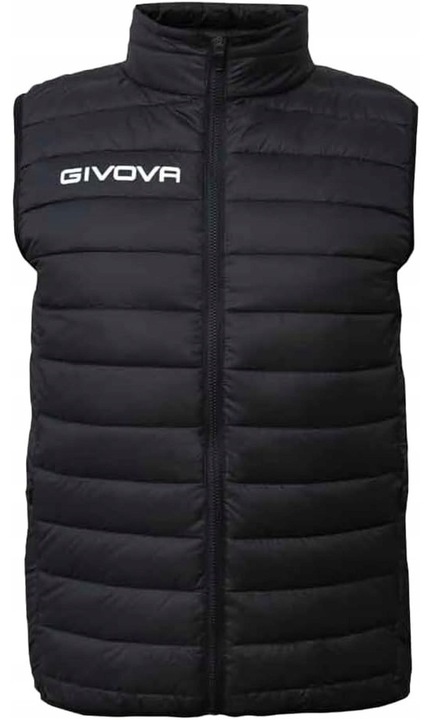 Vesta barbateasca Givova, neagra, fara maneci, poliamida, S INTL