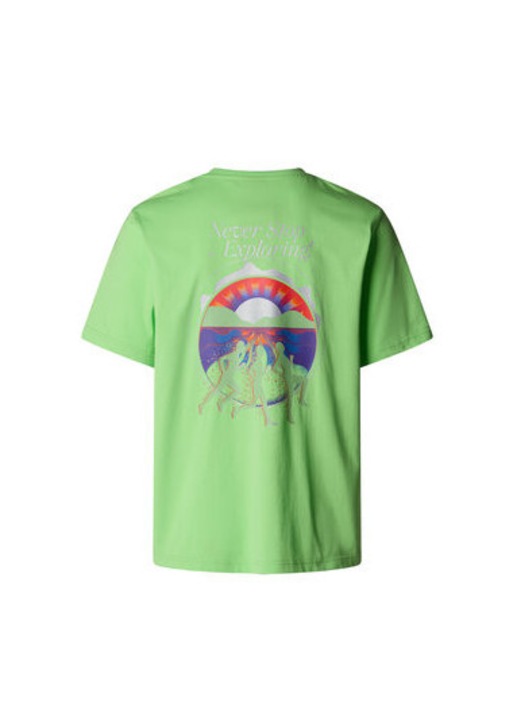 Унисекс тениска The North Face, NF0A8C3A6II1, памук, зелена, Зелен