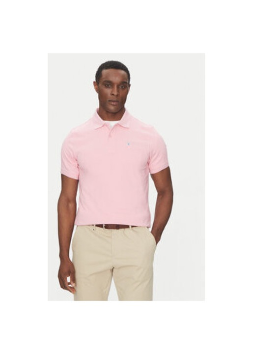 Мъжка поло риза Barbour, MML0358PI51, памук, розов, Розово