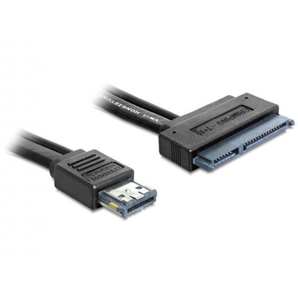 Cablu eSATAp 12V la SATA 22 pini HDD 2.5/3.5