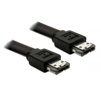 Cablu Power Over eSATA (eSATAp) T-T 1M, Delock 84386 Cablu Power Over eSATA (eSATAp) T-T 1M, Delock 84386