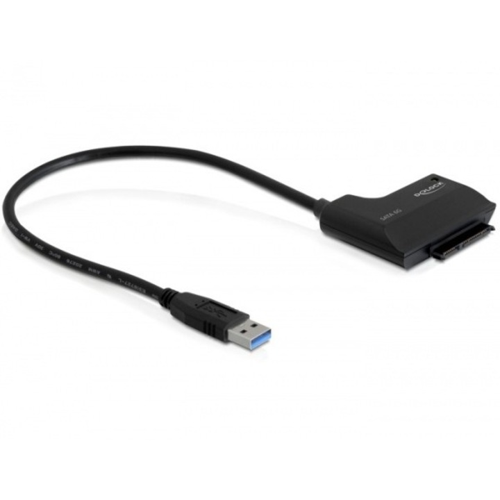Adaptor USB 3.0 la SATA III 6Gb/s 2.5"/3.5" HDD, Delock 61882