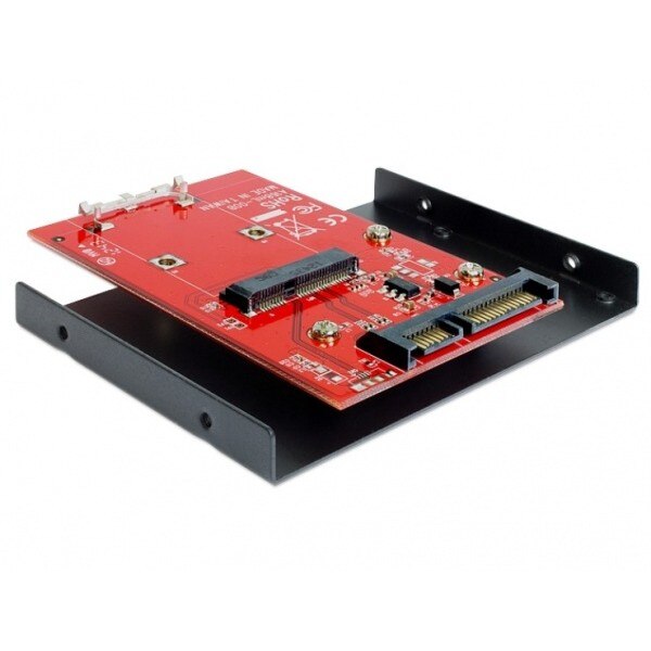 Adaptor SATA 22 pini la mSATA frame 3.5 inch, Delock 62415