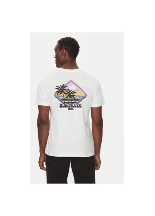 Quiksilver ferfi polo, EQYZT08095-WBB0, pamut, feher, Fehér