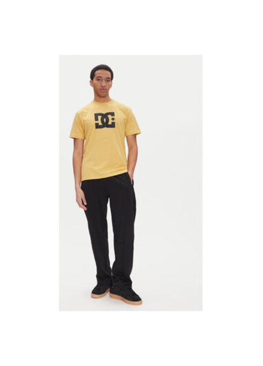 DC Ferfi polo, ADYZT05373, Pamut/Ujrahasznositott Pamut, Sarga, Sárga