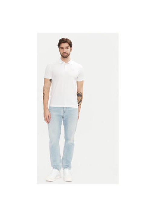 Мъжка поло тениска Ea7 Emporio Armani, 8NPF14 PJVQZ, Памук/Еластан, 3XL INTL, Бяла