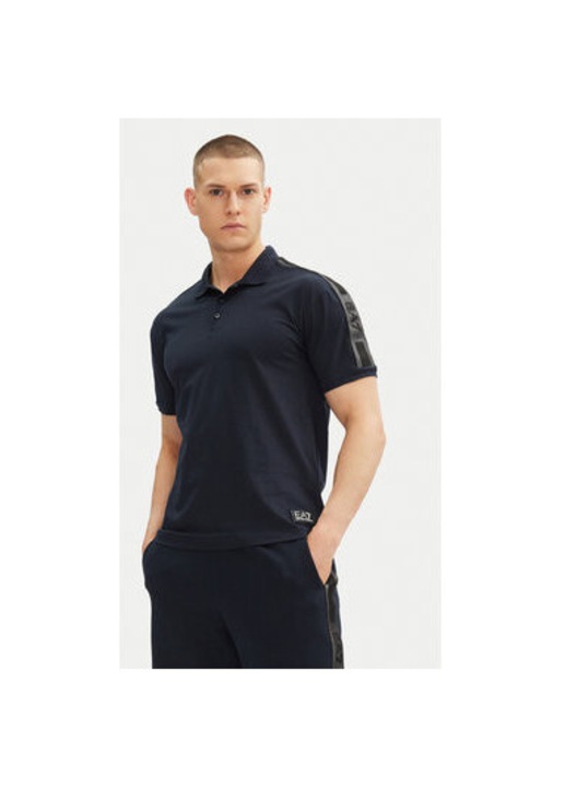 Мъжка поло риза Ea7 Emporio Armani, 7M000139 AF10375, Памук, Тъмносин, Тъмносин