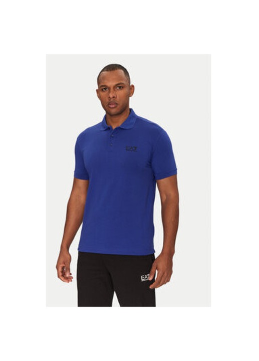 Мъжка поло риза Emporio Armani Ea7, 8NPF14 PJVQZ, Памук, Син, XL