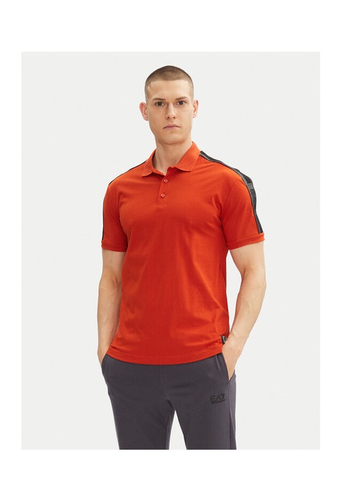Ferfi poloing Ea7 Emporio Armani, 7M000139 AF10375, Pamut, Narancssarga, Narancssárga