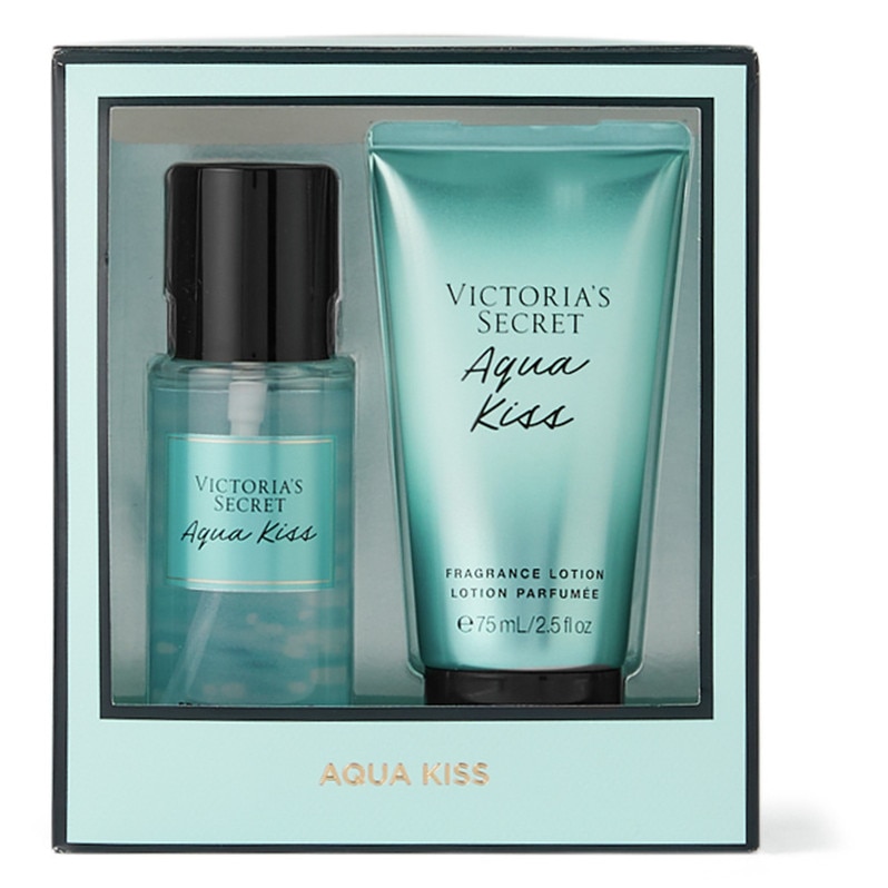 Victoria’s Secret (Aqua kiss 10 set) Amazon.com : Victoria's Secret Aqua Kiss Mist & Lotion Set