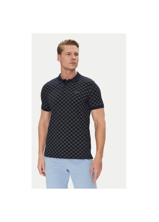 Tricou polo barbati Joop, 10015585 30036150, Bumbac, 37945, Bleumarin
