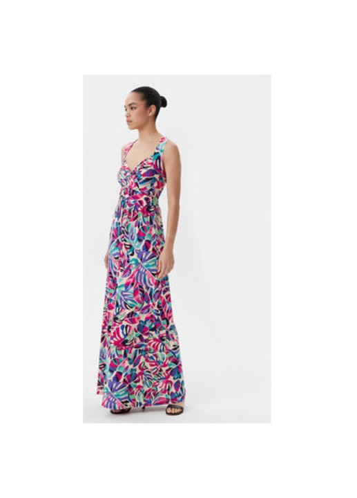 Rochie de vara dama Morgan, 251-RCALA, Poliester/Elastan, Multicolor, Multicolor
