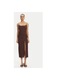 Дамска рокля Jacquemus, 25E251DR1001713, Вискоза, Кафява, Кафяв