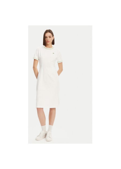 Lacoste noi ruha, EF9988, Pamut, Feher, Fehér