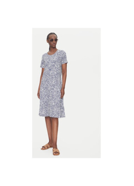 Olsen női ruha, 13002035, pamut/modál, kék, Kék