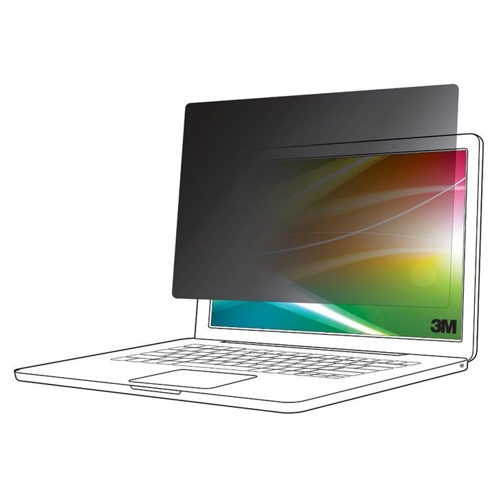 Filtru de confidentialitate 3M BP173W9B pentru ecran luminos 17,3" 16:9