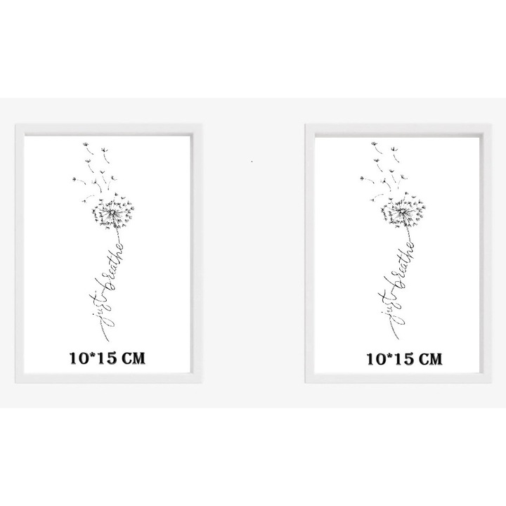 Rama foto alba - set 2 buc, 10*15 cm