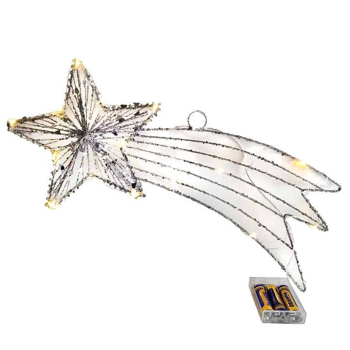 Decoratiune de Craciun cu leduri in forma de stea HW242333