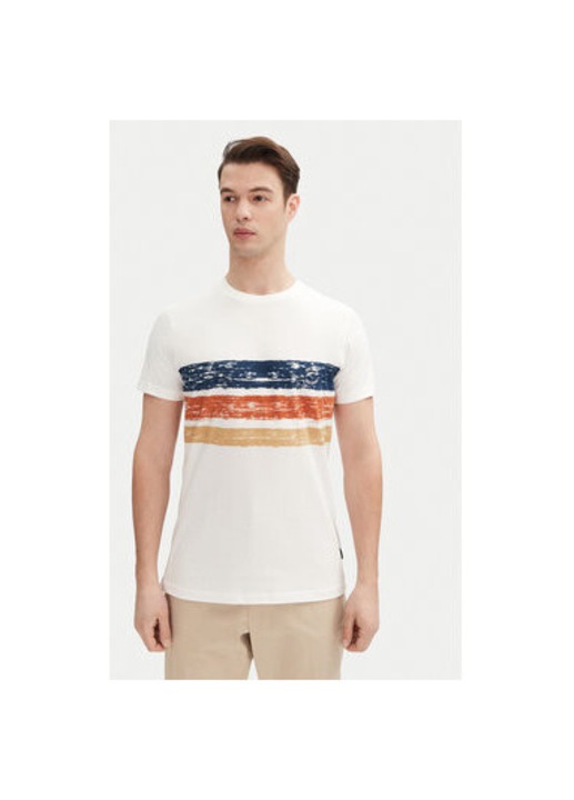 Tricou barbati Indicode, INCARON 41-051, Bumbac, Albastru, Albastru