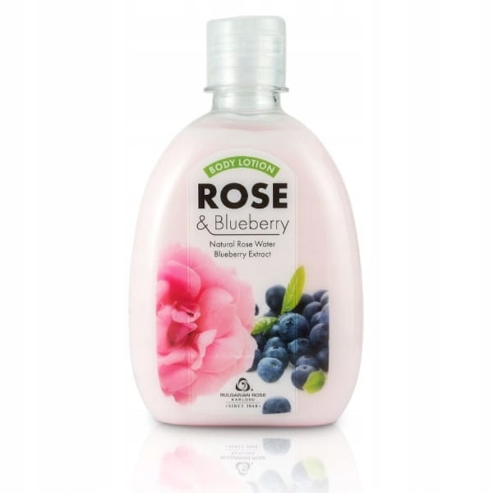 Testbalzsam rózsával és áfonyával, 320 ml, természetes, hidratáló