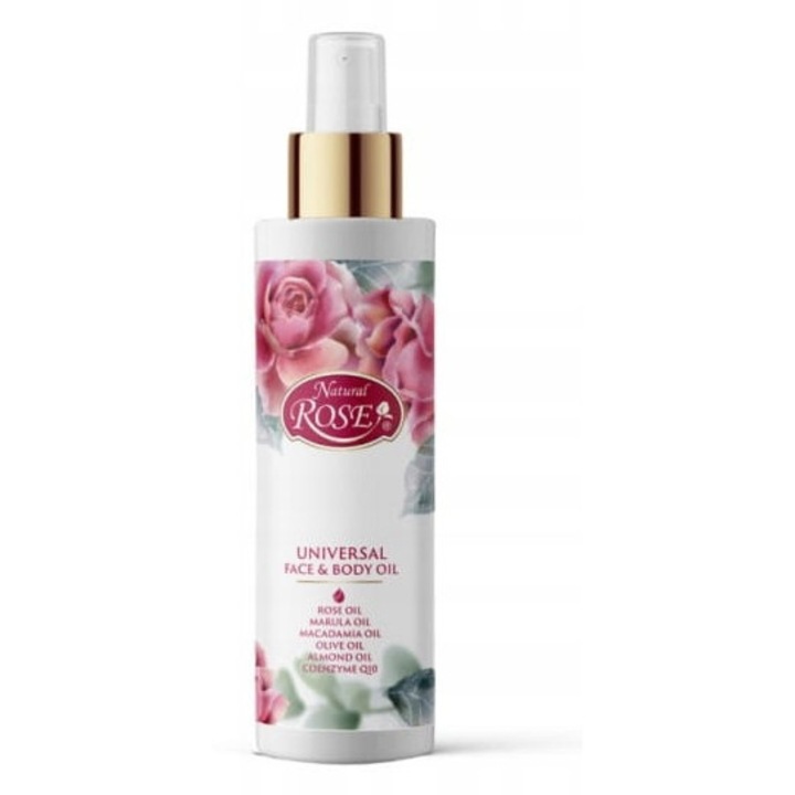 Univerzális kozmetikai olaj rózsával arcra és testre, 200 ml,