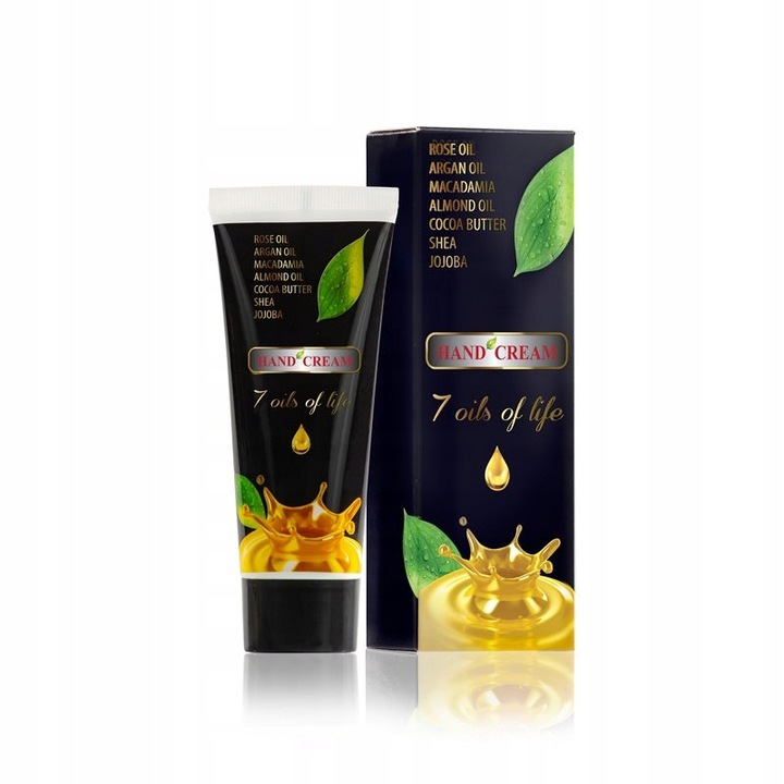 Kézkrém 7 illóolajjal, Natural of Bulgaria, 75 ml, parabénmentes, szilikonmentes