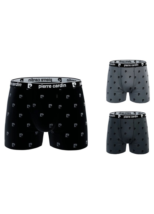 Set boxer barbatesc 3 buc Multicolor, Pierre Cardin M