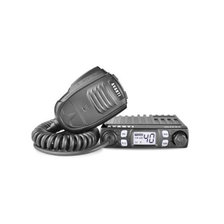 Statie radio CB Avanti Micro, tehnologie SMD, RF Gain reglabil