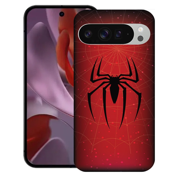 BestCase® Husa pentru Google Pixel 10 Pro XL cu Design Spider, TPU Mat Ultra Slim, 2052000 B 1432