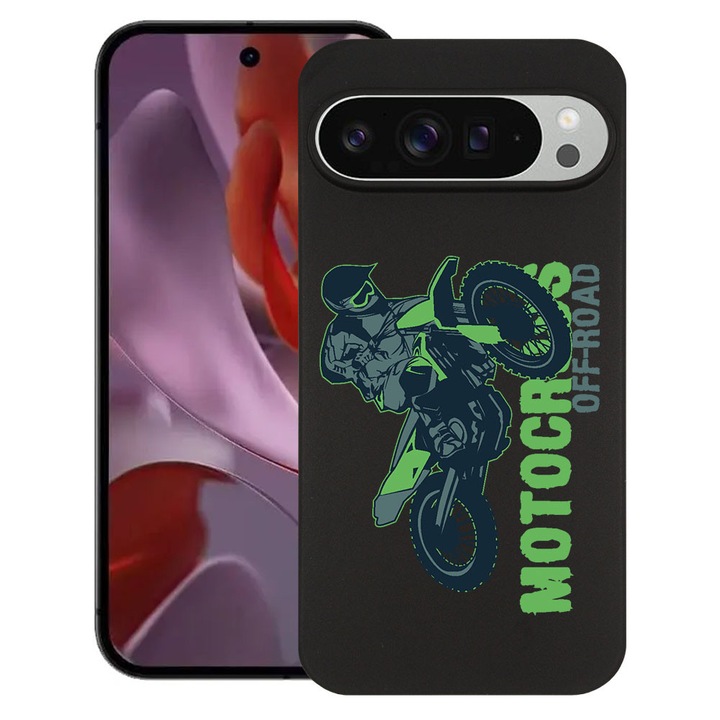 BestCase® Husa Slim Silicon pentru Google Pixel 10 / Pixel 10 Pro, Motocross, 2030992 B 819