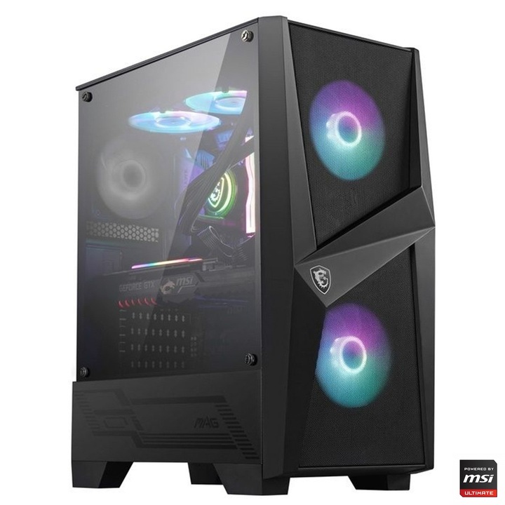VIST PBMSI Ultimate Sistem PC Ryzen 7 8700F, Ram 32GB, NVIDIA GeFroce RTX 5060, SSD 1TB M.2, WIFI, Windows 11 Pro preinstalat